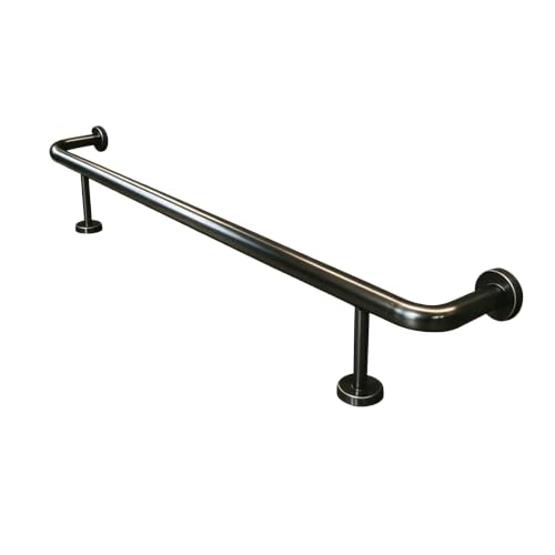 Kit repose-pieds de bar en acier noir 305cm de long et haute résistance - 2