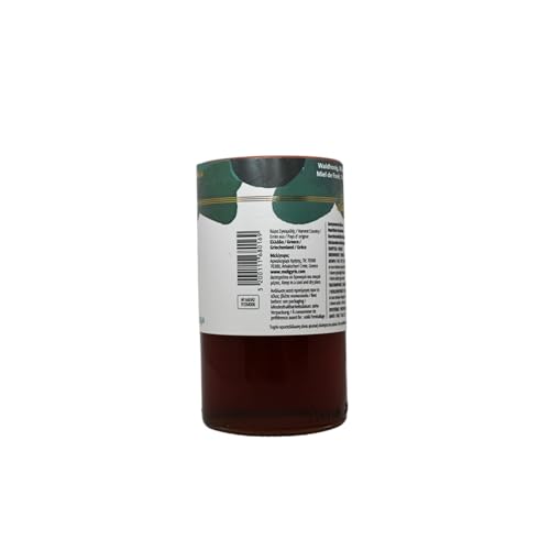 Meligyris - Greek Forest Honey with Pine & Thyme – 100% Natural, Raw & Unfiltered – Artisan Honey from Crete, 450g