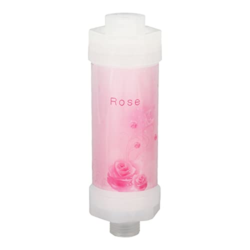 Shower Filter Replacement Cartridge, 3 Layer Bath Water Shower Purifier Replacement with Fragrance to Remove Impurities and for Health Skin Rose