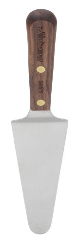 HIC Kitchen Dexter-Russell 4.5-Inch Stainless Steel and Walnut Pie Server,