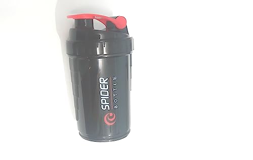 Fitness Spider Shaker Bottle Gym Shaker bottle Smart Shaker Bottles Cyclone Shaker For Pre-Post Workout Supplement Protein Shake Gym Sipper Bottle 500ml For Men & Women(Multi Colour) Pack of 1