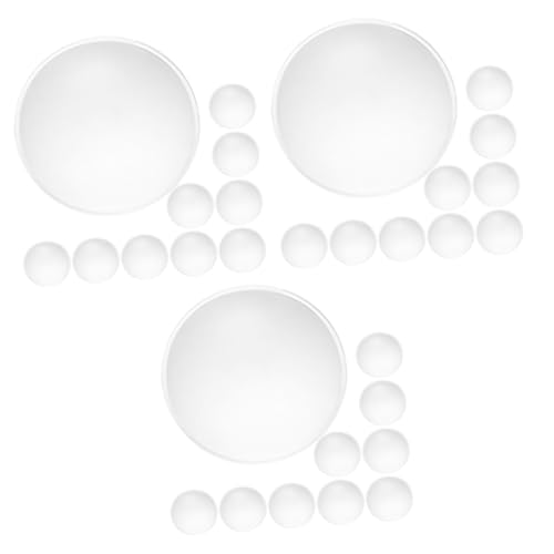 NIYANGLE 3sets 10pcs Magnifier Lens Durable Transparent Convex Lenses for DIY Magnifier Making Portable and Easy to Install for Crafting and Hobby Projects 10pcs*3