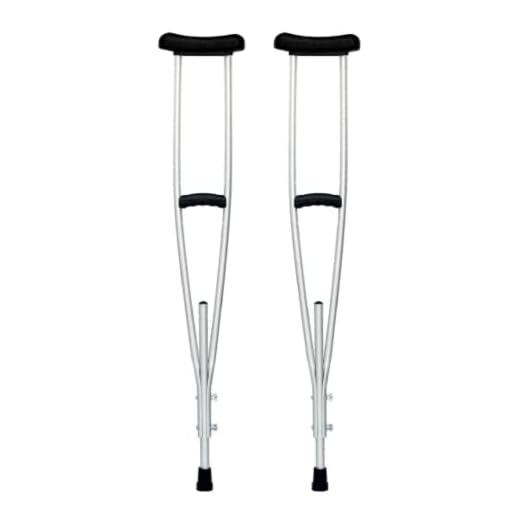 Muleta Axilar Alumínio Com Regulagem Tamanho M Indaiá - Par