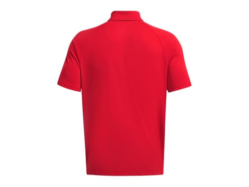 Image of Under Armour Mens Title Polo - Fast Drying SM Red-White