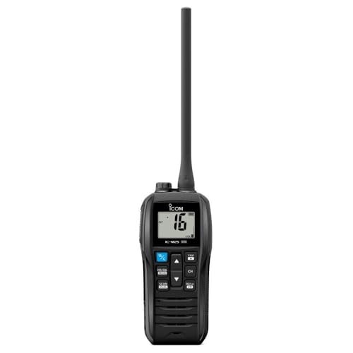 ICOM IC-M25 Euro EVO Marine VHF Radio – Fine, flottante et étanche avec charge USB-C | Radio...