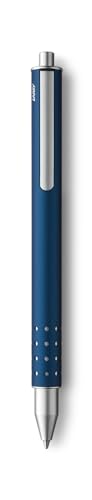 Stylo roller capless Lamy Swift laque bleu impérial instrument écriture rétractable
