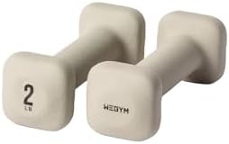 WeGym SafeGrip Square Dumbbells with Anti Slip Handles, Aesthetic Free Weights for Home Workouts, Stable Design Prevents Rolling during Floor Exercises 32
