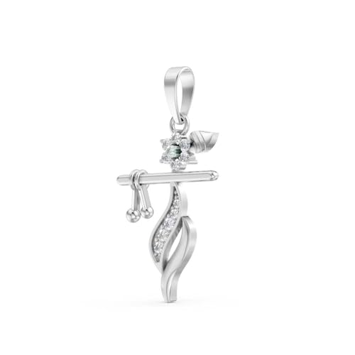 Image of Miss Highness 925 Silver Heart Pendant for Women and Girls | Minimal Daily Wear Design | Silver Jewellery With Authenticity Certificate | Gift for Girlfriend Wife | Without Chain Pendant