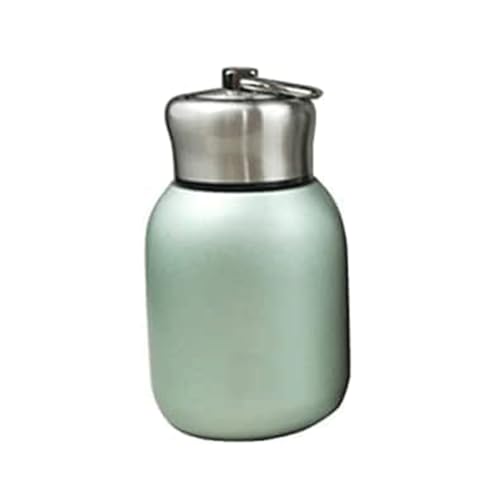 Minitermos de café de 300 ml, termo de viaje, termo de acero inoxidable, para uso en interiores y exteriores verde