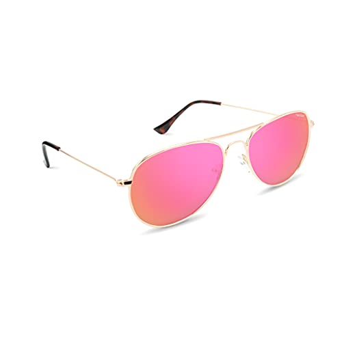 NECTAR Classic Polarized Sunglasses for Men and Women with 100% UV Protection and Metal Frames - the Kittyhawk from - Main Image