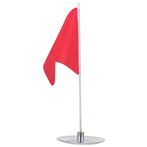 1 Set Golf Flagpole, Portable Flag Pole Golf Hole Cup Tray Golfing Practice Flags Portable Golf Practice Flag Golfing Flag