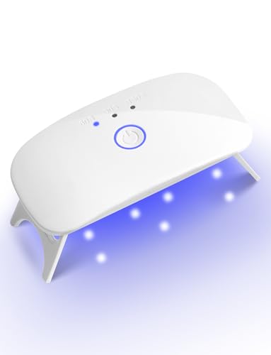 Mini lampe à ongles UV LED, séchoirs à ongle, Lampe Sèche Ongles pour tous les vernis à ongles en gel avec câble USB