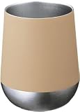 サーモラウンドタンブラー 310ml 【Zalatto ザラット】 | カップ マグ タンブラー エコ サーモ 保温 保冷 保温冷 保冷温 ステンレス 割れない マット マグ 耐熱 おしゃれ かわいい 可愛い 滑らない ビール 父の日 プレゼント 冷たい 温かい ラウンド (ベージュ)