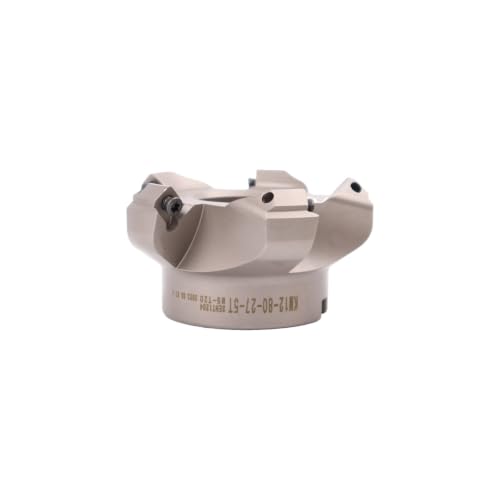 Image of 3.15 inch /80mm Cutting Diameter KM12 80-27-5T CNC Face End Milling Shell Cutter