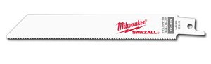2 Pack Milwaukee 48-00-5182 6" x 14TPI Sawzall Blade for Metal Cutting 3/4" Height 5 Blades per Pack