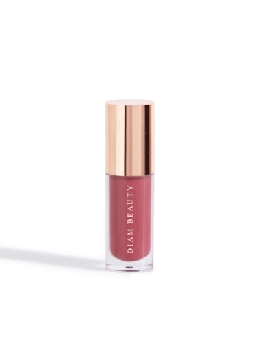 Image of Diam Beauty Love Potion Lip Oil, Lip Gloss for Women - Long Lasting, Natural Organic Lip Makeup, Unique Lip Gloss Formula - Rose (5ml) (Rose)