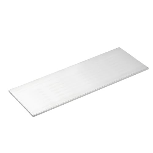 Image of uxcell Square Aluminum Flat Bar, 1 /4 inch Thick 3.9 inch Width 12 inch Length Square Aluminum Bar 6061 Aluminum Flat Plate, 5 x 100 x 305mm T6511 Solid New Mill Stock for Industrial Building