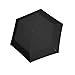 Knirps T.200 Duomatic Compact Rain Umbrella in Black– Wind Tunnel Tested to 93 mph, Aluminum Steel Fiberglass Frame, 38in Canopy, OEKO-TEX, High-Performance Automatic Travel Umbrellas