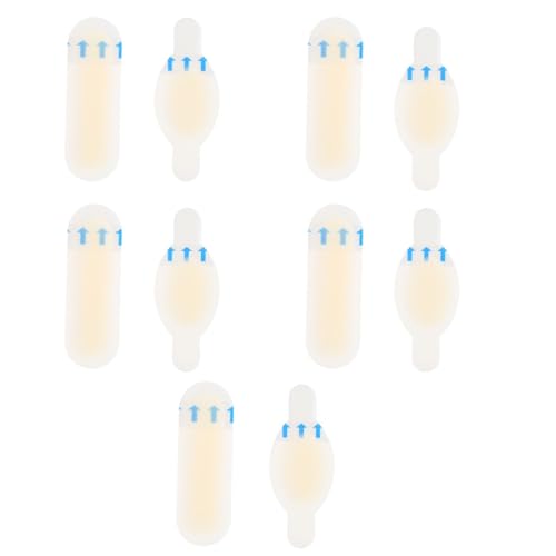 10 Unidades en Caja Parches paraampollas de Pie - Vendas de Gel Hidrocolloidal Invisibles, Impermeables (Paquete Variado)