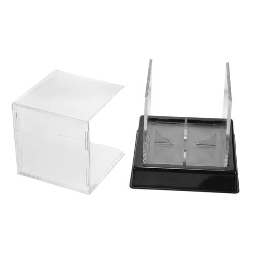 DECORNIJIA Transparente Baseball Vitrine Schwarzem Sockel Staubdichte Baseball Aufbewahrungsbox für Sportbälle Klarer Display Cube zur Organisierten Präsentation und Dekoration DECORNIJIA Transparente Baseball Vitrine Schwarzem Sockel Staubdichte Baseball Aufbewahrungsbox für Sportbälle Klarer Display Cube zur Organisierten Präsentation und Dekoration
