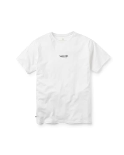 Image of Passenger Men's Recycled Cotton T-Shirt (UK, Alpha, L, Regular, Regular, White)