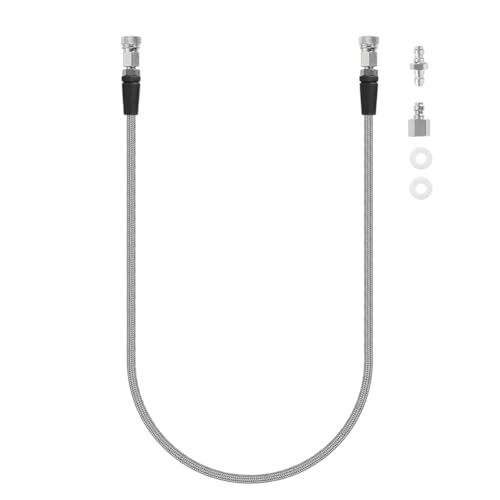 Bosiyrggrl Manguera de Alta Presión para Buceo con Conector Hembra Doble, Tejida en Fibra de Carbono, para Regulador de Alta Presión, C