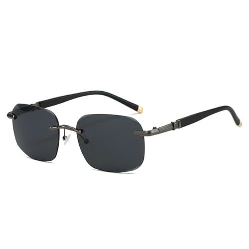 Sunglasses Fashion Metal Frame Women Men for Female Male Ellipse Sunglasses
