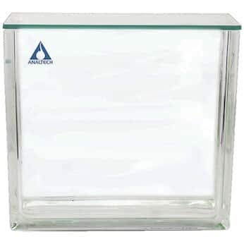 Cole-Parmer 3410550 Analtech Developing Standard Tank with lid, Capacity: Five 20 x 20 cm Plates