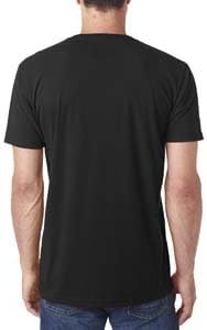 Next Level Mens Sueded V - Black - L - (Style # 6440 - Original Label) - Image 2