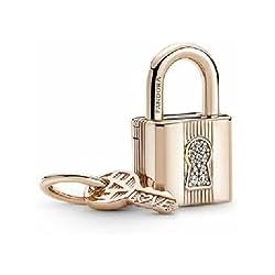 Pulsera Pandora Con Candado Charm Pandora 780088C01 Candádo y Llave