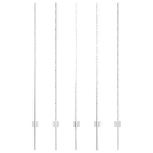 vidaXL Zaunpfosten 10 Stk U-Form 140 cm verzinkter Stahl