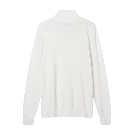 Mud Kingdom Men's Quarter-Zip Sweater Long Sleeve Knitted Soft Touch2