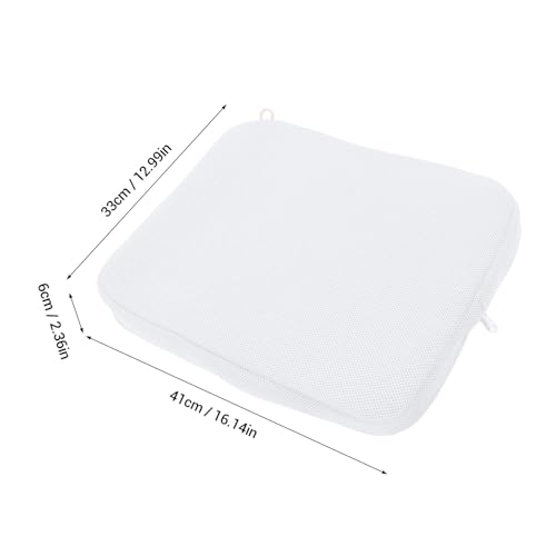 Finis les sièges de douche froids : coussin de douche blanc lavable - 7