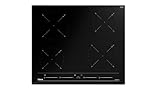 Teka IZC 64010 MSS Placa de inducción Multislider de 60cm Cristal Negro | 4 Zonas de cocción | 5.8X 60 x 51, Acero Inoxidable, Normal