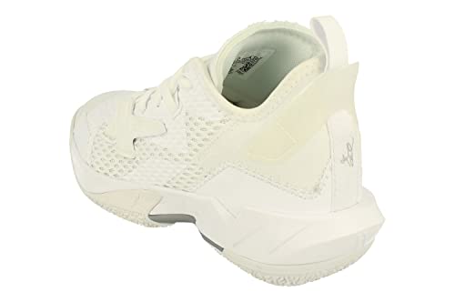 Nike Air Jordan Why Not Zero.4 GS Basketball Trainers CQ9430 Sneakers Shoes (UK 4.5 us 5Y EU 37.5, White Metallic Silver White 101)2