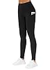 THE GYM PEOPLE Thick High Waist Yoga Pants with Pockets, Tummy Control Workout Running Yoga Leggings for Women #1