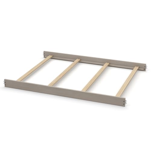 Full-Size Conversion Kit Bed Rails for Oxford, Soho, Ozlo & Avalon Baby Convertible Cribs - Solid Wood - Toddler and Adult Rail for Full-Size Bed - Nursery and Baby Furniture (Stone Wash, Hook-On Kit)