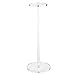 MyGift 16-Inch Clear Premium Acrylic Hat Rack Stand and Wig Holder, Decorative Cap Fedora Cowboy Hat Display Stand with Pedestal and Sturdy Round Base