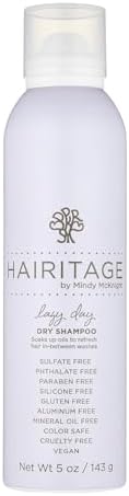 Hairitage Volumizing Dry Shampoo for Women - Adds Volume + Texture - For Dry, Dark, Blonde, Brunette + Oily Hair – Clean + Sulfate Free - Color Safe - Cherry + Amber Scent, 5oz