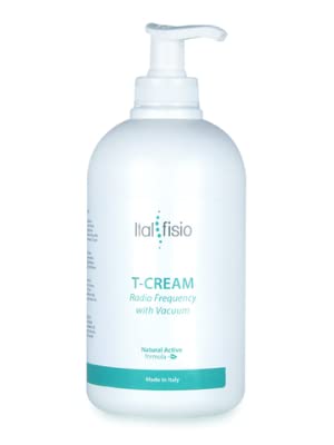 T-Cream by Italfisio - Crème Conductrice pour Radiofréquence avec vide - 500 ml pour le Visage et le Corps avec bouchon doseur Cover