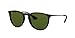 Produktbild Ray-Ban Unisex Rb4171 54 Sonnenbrille, Schwarz (Gestell: Schwarz, Gläser: Polarized Grün Klassisch 601/2P), Large (Herstellergröße