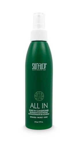 SURFACE Hair ALL IN Leave In Conditioner - Detangles Controls Frizz & Strengthens for All Hair Types- 6 fl oz