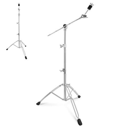 RANMING Boom Cymbal Stand Adjust High Straight and Boom Cymbal Stand 28 MM Pipe Diameter Cymbal Boom...