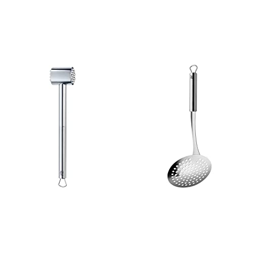 WMF Profi Plus Fleischhammer 25 cm Cromargan Edelstahl, Schaumlöffel 30 cm Cromargan Edelstahl, spülmaschinengeeignet WMF Profi Plus Fleischhammer 25 cm Cromargan Edelstahl, Schaumlöffel 30 cm Cromargan Edelstahl, spülmaschinengeeignet