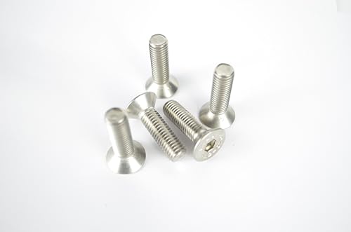 (5 mm) M5 x 20 mm Countersunk (CSK) Head Screw Allen Key Screw Socket Screw Stainless Steel A2 304 - DIN 7991 (10)