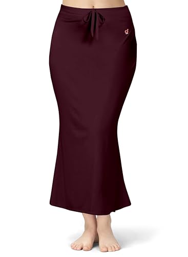 Image of TRENDMALLS Women's Polyester Spandex Saree Shapewear Petticoat for Women, Cotton Blended,Petticoat,Skirts for Women,Shape Wear Dress for Saree Shaper