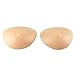 Produktbild LAOKOU 1 Paar BH Insert Pads Silikon BH Einlagen Samtweiche BH Einlagen Mit Push Up Efffekt Für Travestie Crossdresser Transgender Mastektomie Brustvergrößerer Gefälschte Brüste,Haut,M