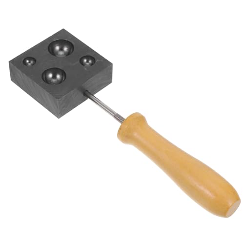 Moule graphite demi-sphère de haute précision et poignée en bois - 2