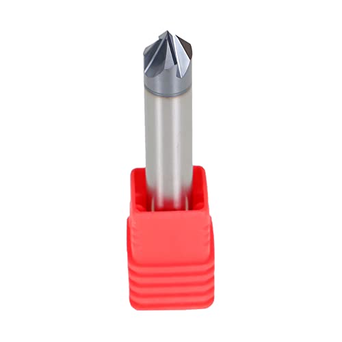 Kimllier KM-1270007-178964-LR 3/8 Inch 4 Flute 90 Degree Double End Helix Carbide End Mill Tialn Coated thumb #4