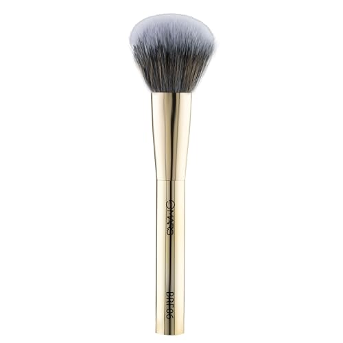 MARS Artist’s Arsenal Professional Blush Brush | Feather Soft Bristle | Suitable for Powder, Cream & Liquid | Precise Synthetic Bristles | Luxe Design Makeup Brush (Golden)